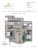 Melody A floor plan